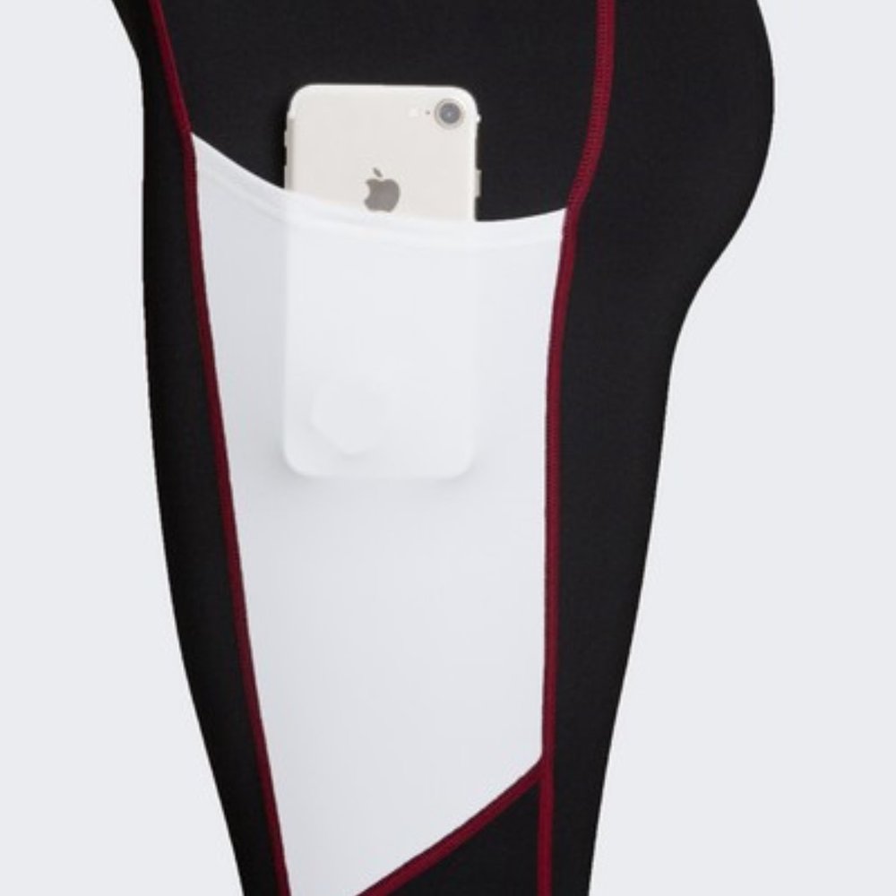 Active High Rise Side Pocket Colorblock Leggings - Picture 7 of 8